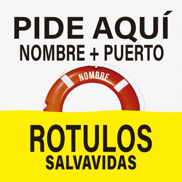 RÓTULOS PARA SALVAVIDAS (1 Copia)